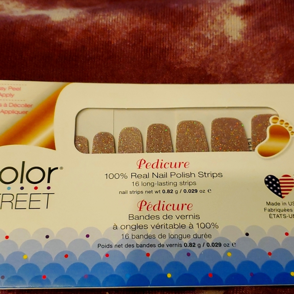 Color Street Pedicure Nail Strips in  Moonbrust